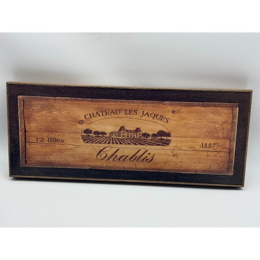 Chateau Les Jaques Wood Sign